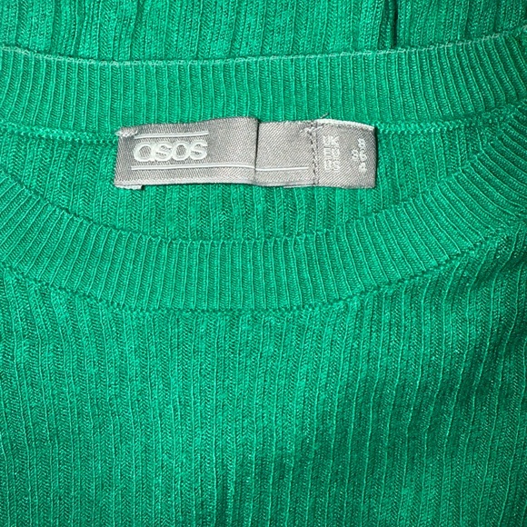 ASOS Emerald Ribbed Knit Top - Picture 6 of 6